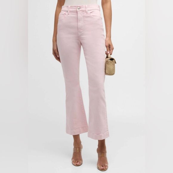 🆕VERONICA BEARD CARSON ANKLE FLARE DEEP HEM TROUSERS COLOR: PINK HAZE Sz 31